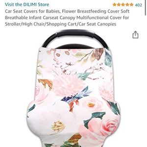 Floral Baby Car Seat Cover